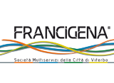 Logo Francigena S.r.l. multiservizi del Comune di Viterbo<br>Società a S.U. soggetta ad attività di direzione e coordinamento